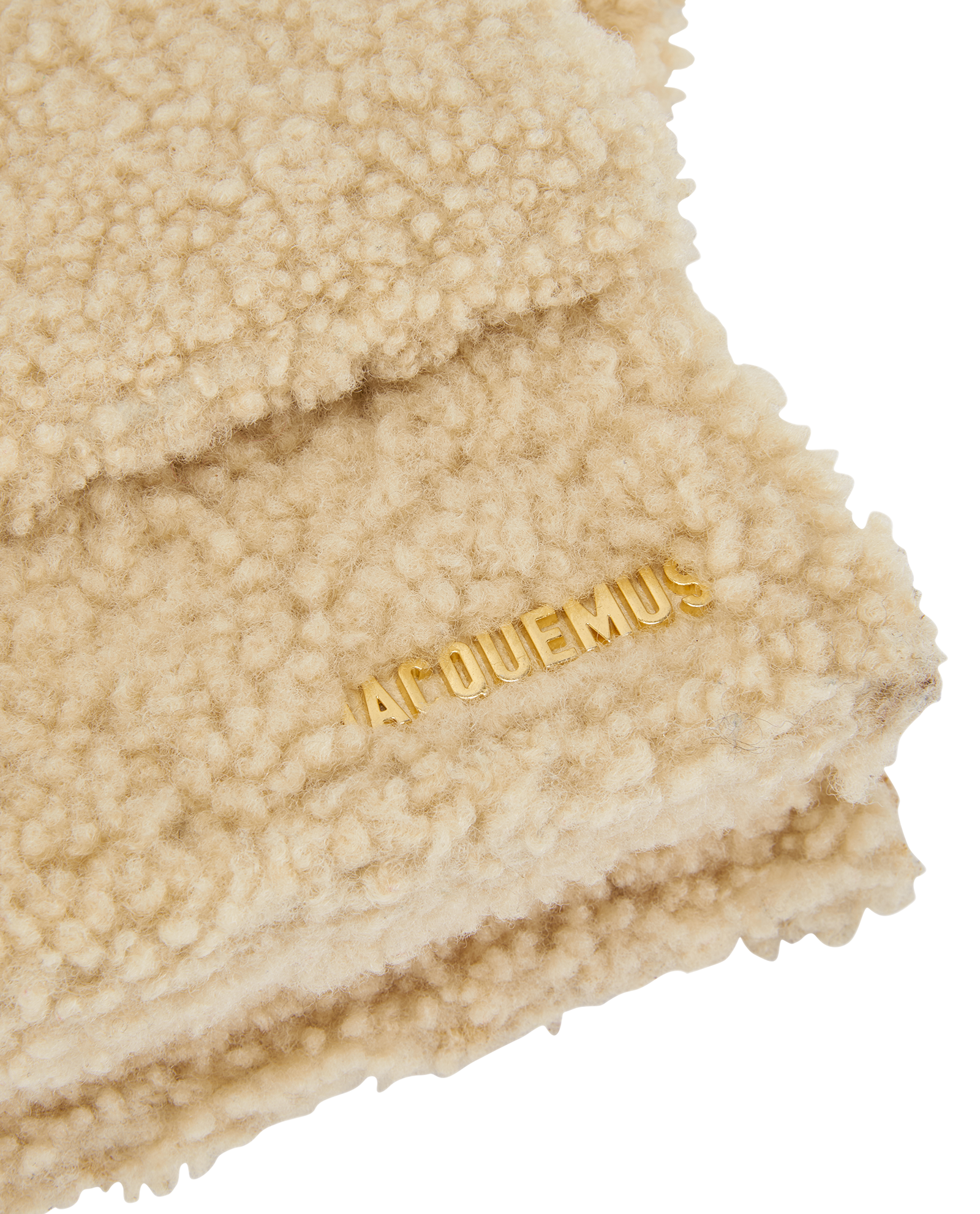 Le Bambidou, &pound;210, Handbags, Beige, Shearling, Other view